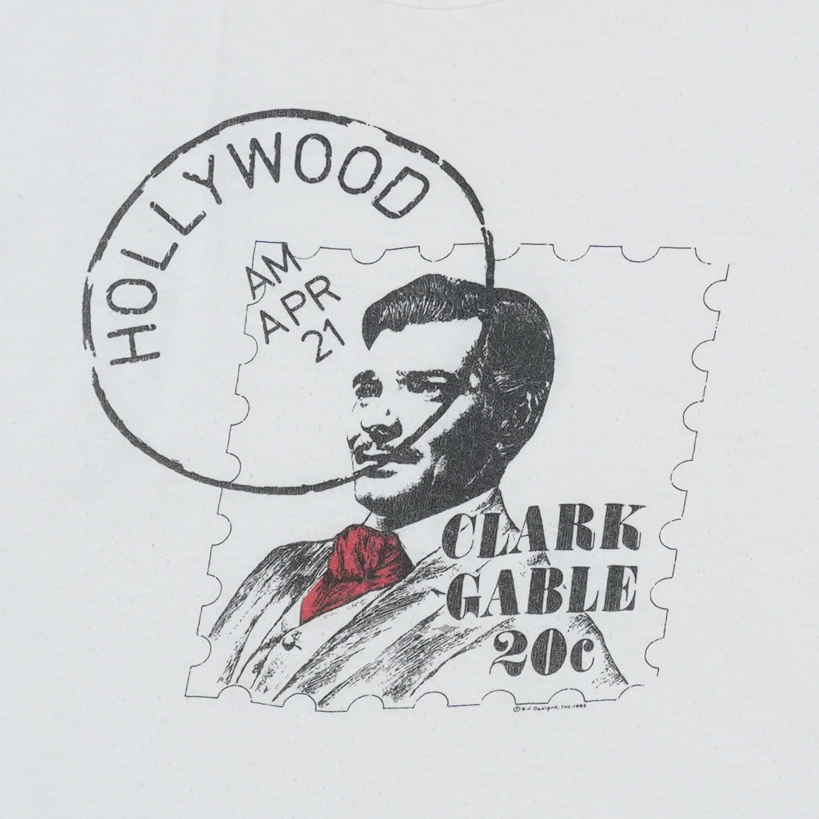 1982 Clark Gable Stamp Shirt