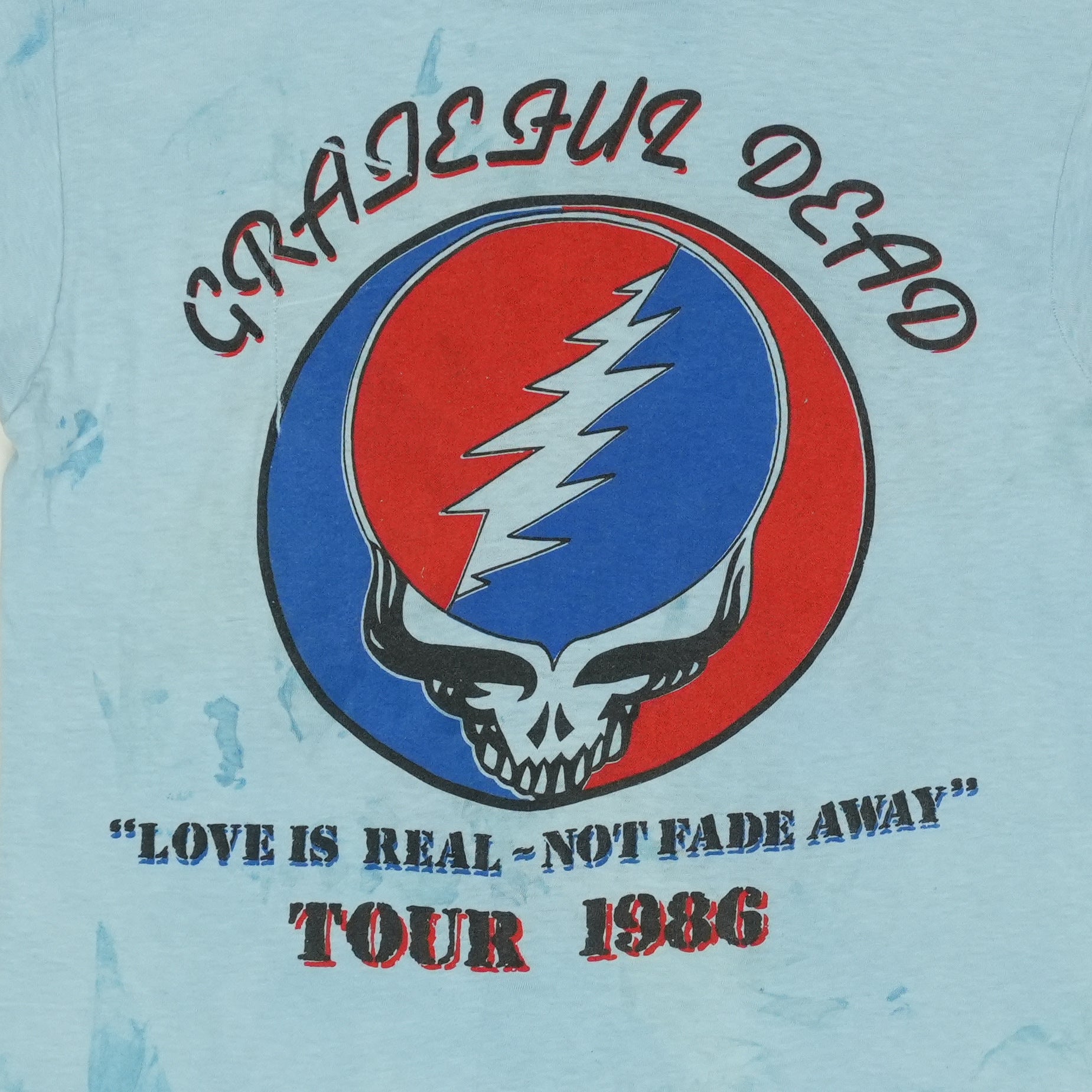 ミュージシャン Grateful Dead 1986 Tour T-Shirt XL 1986 Grateful Dead Tour Shirt | Authentic Vintage T-Shirt
