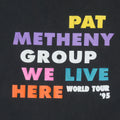 1995 Pat Methany Group We Live Here World Tour Shirt