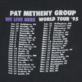 1995 Pat Methany Group We Live Here World Tour Shirt