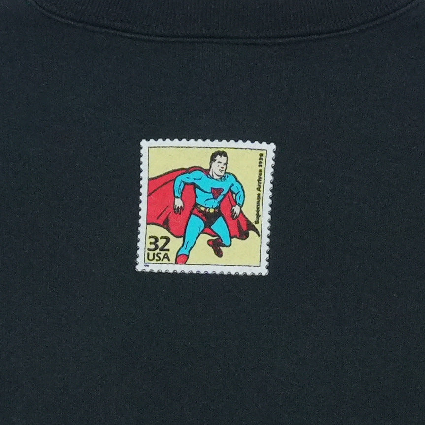 1998 Superman DC Comics Stamp Sweatshirt