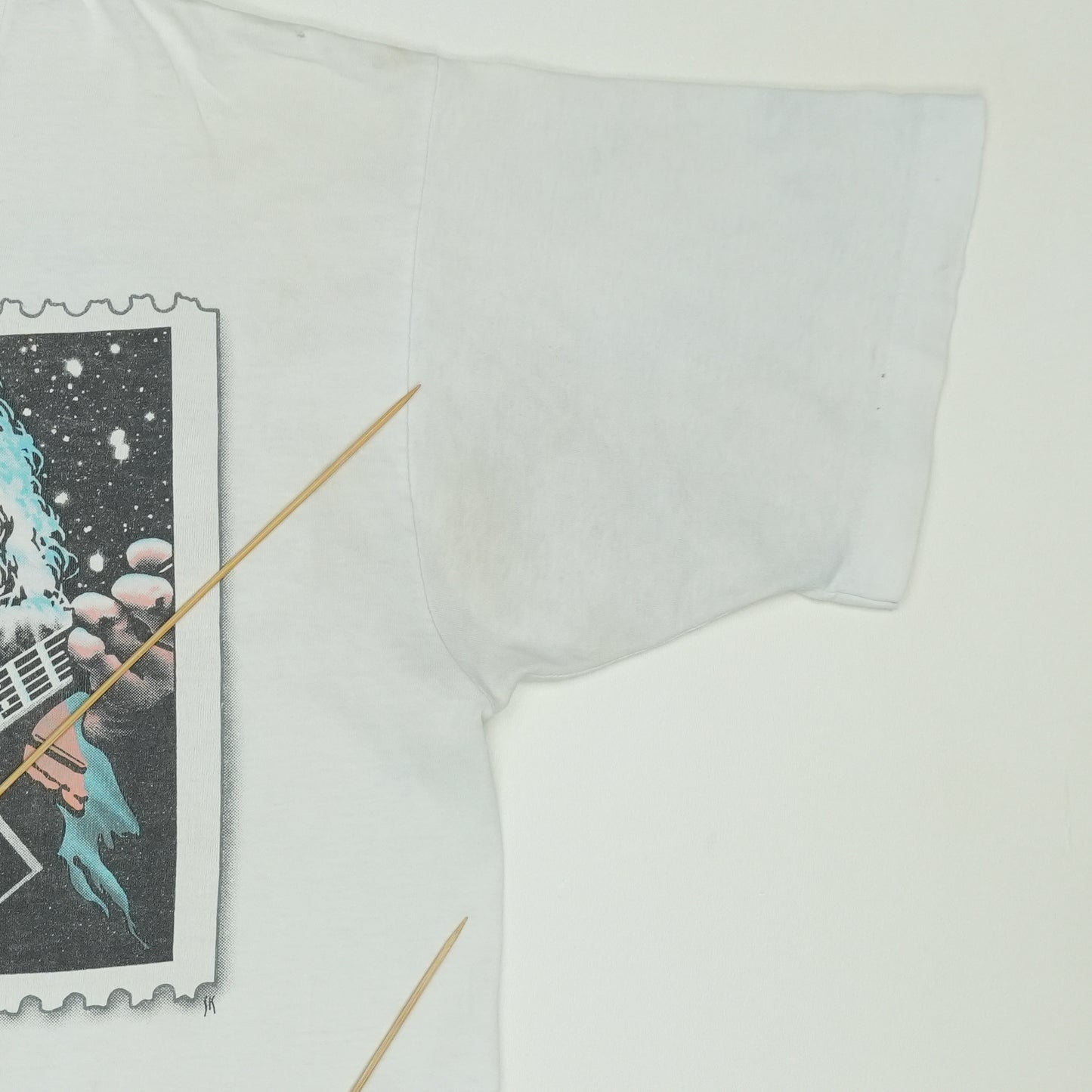 1995 Jerry Garcia Liquid Blue Stamp Shirt