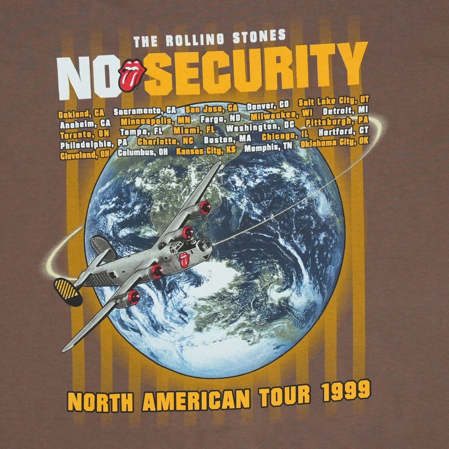 1999 Rolling Stones No Security Tour Shirt