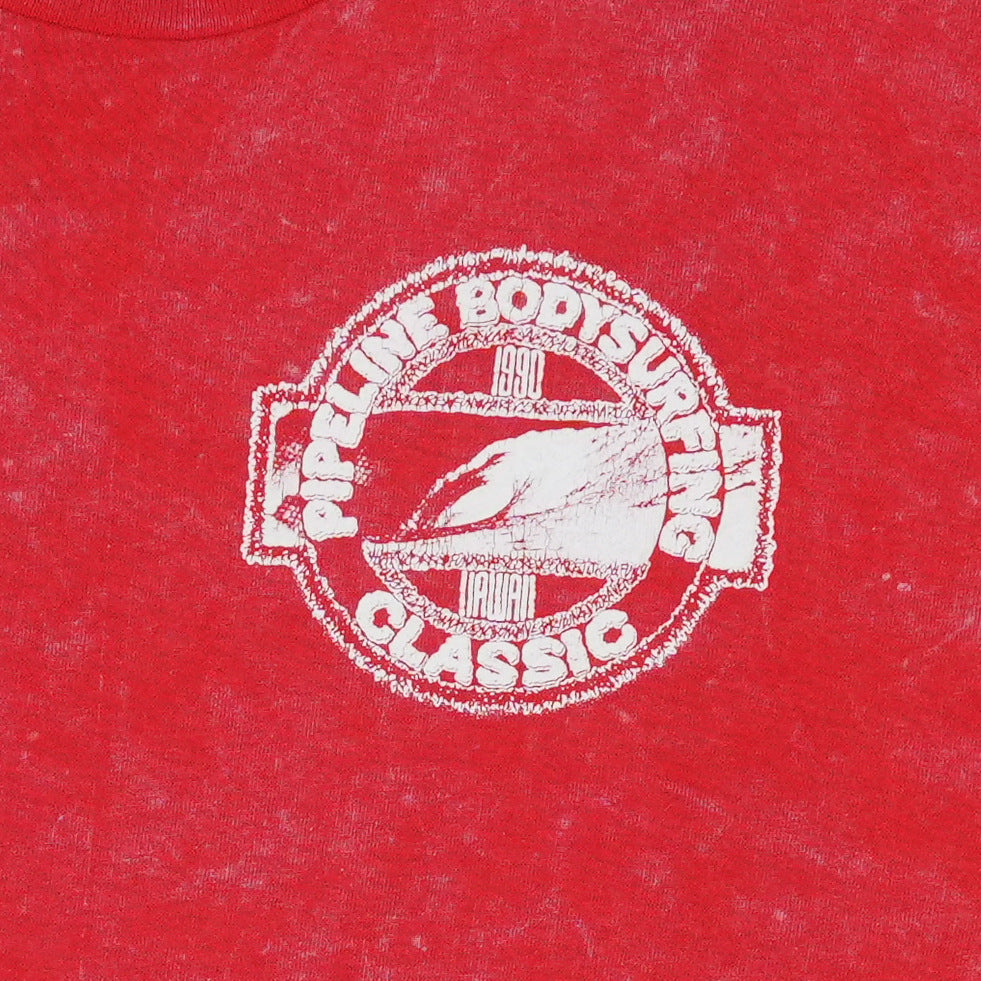 1990 Pipeline Bodysurfing Classic Hawaii Shirt