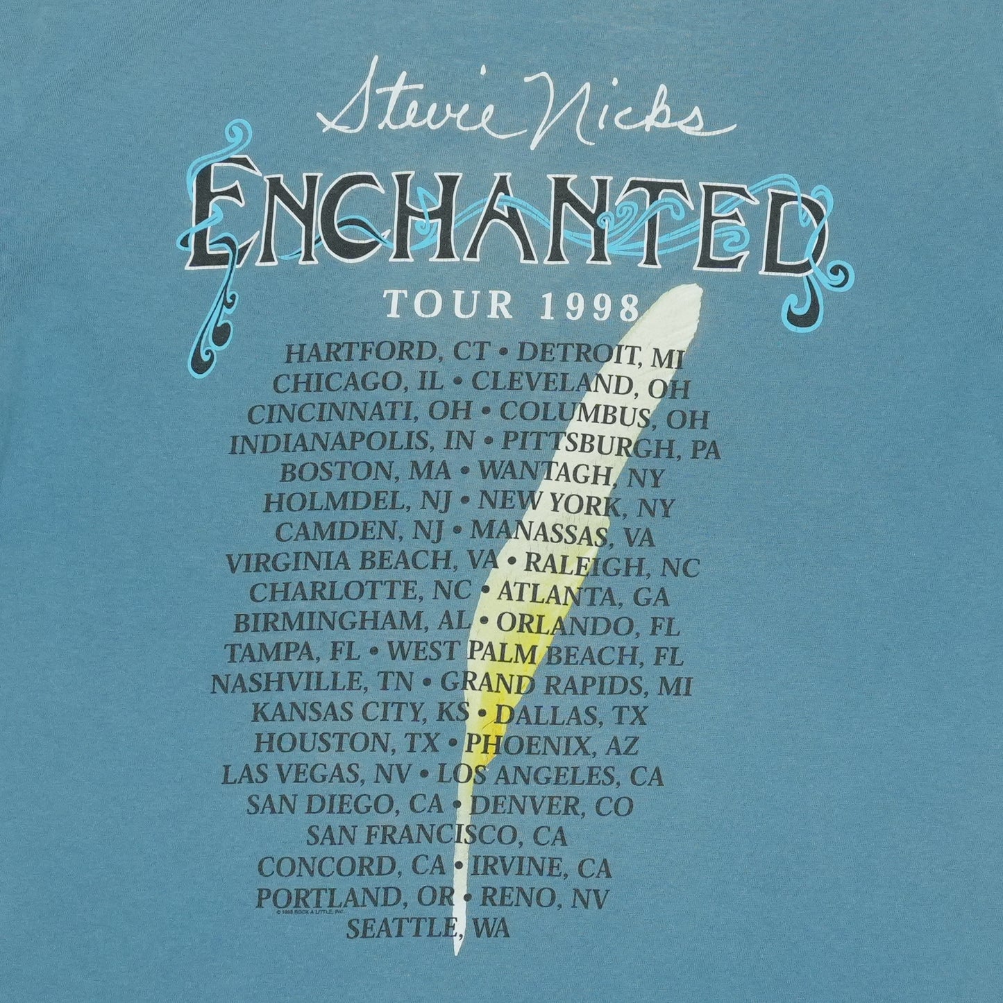 1998 Stevie Nicks Enchanted Tour Shirt