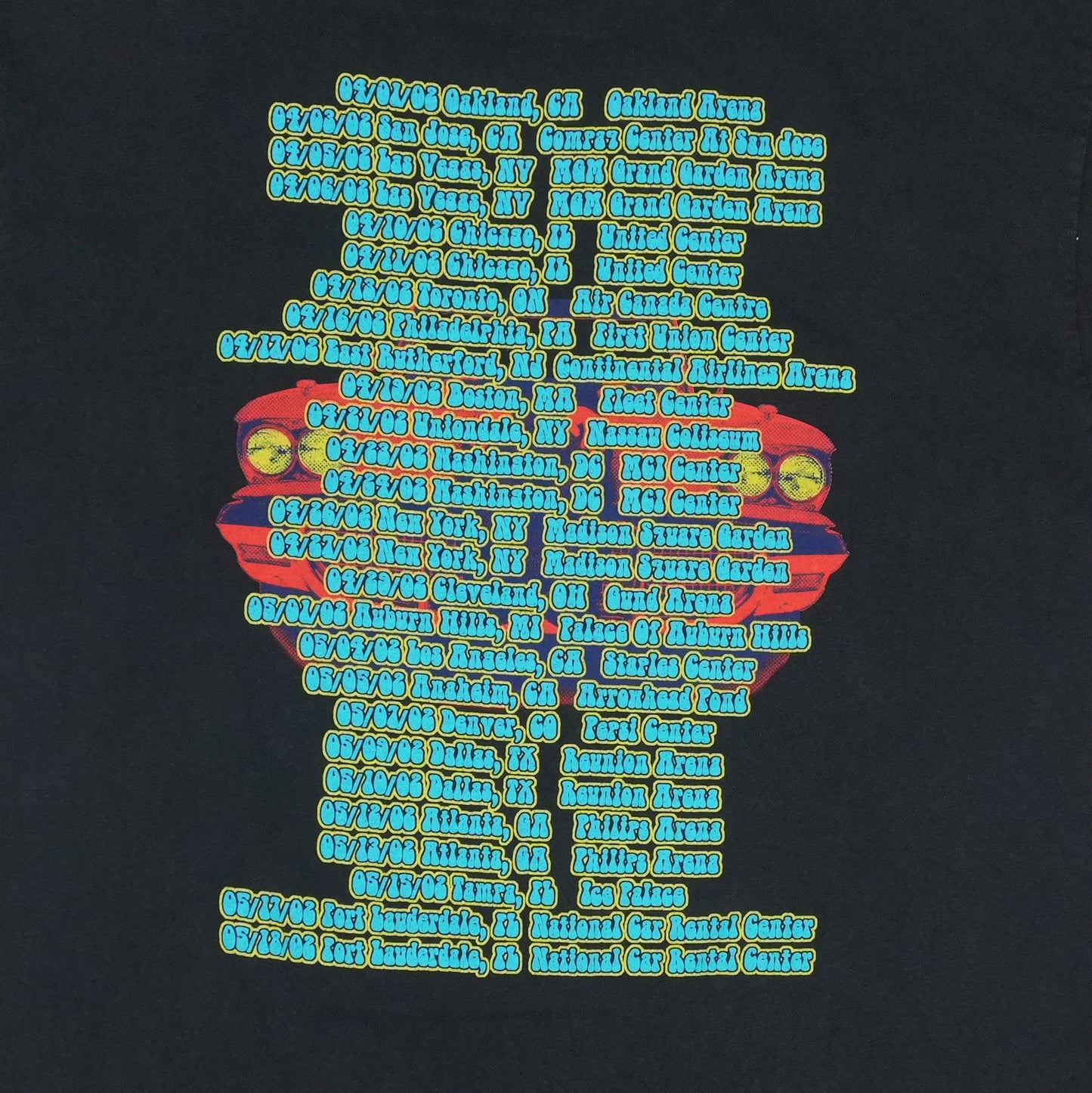 2002 Paul McCartney Tour Shirt