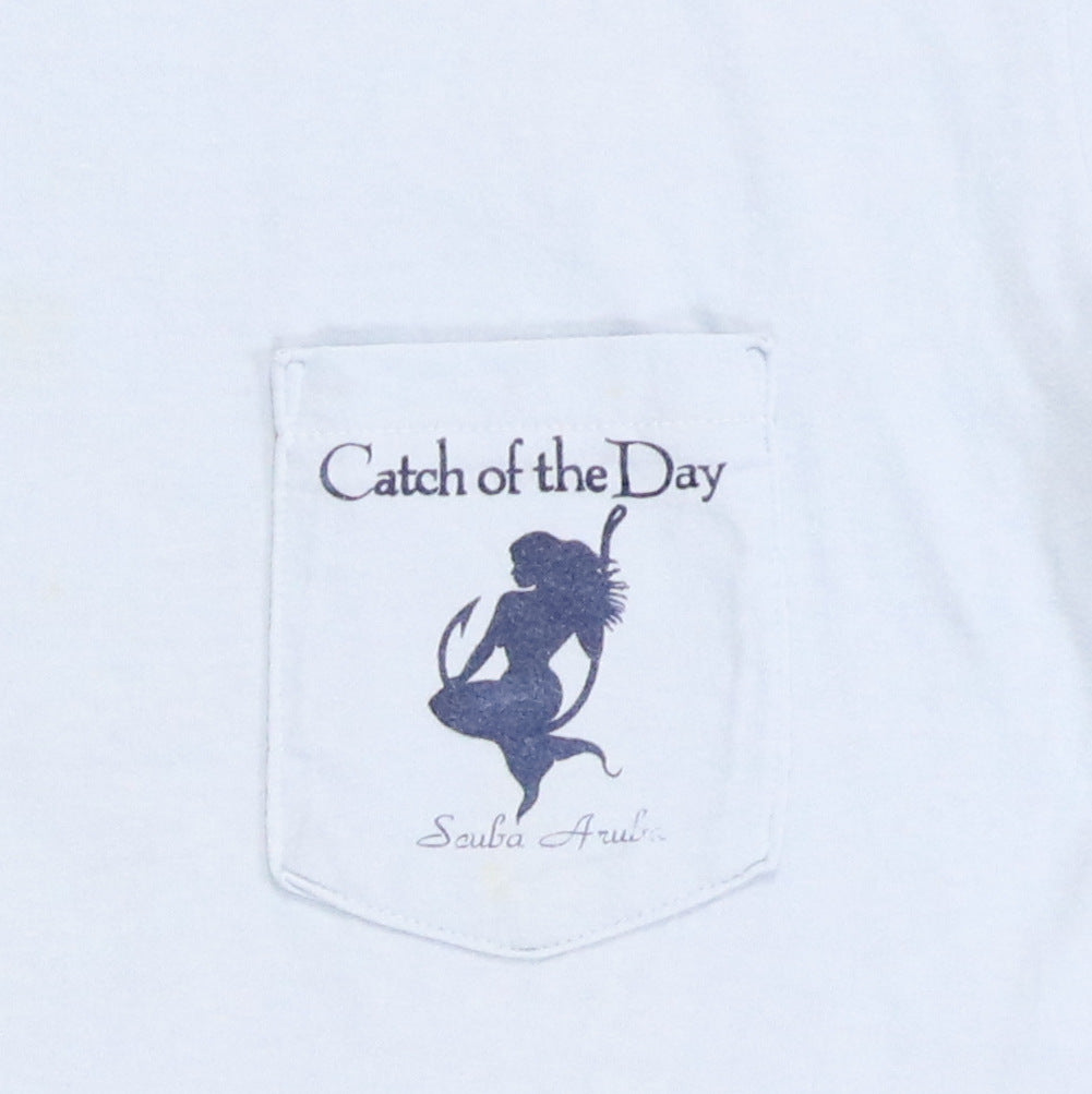 1990s Catch Of The Day Mermaid Aruba Shirt