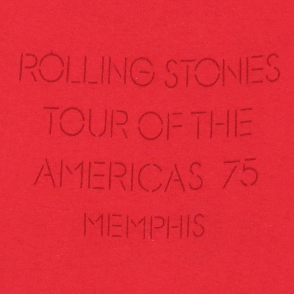 1975 Rolling Stones Memphis Tour Shirt