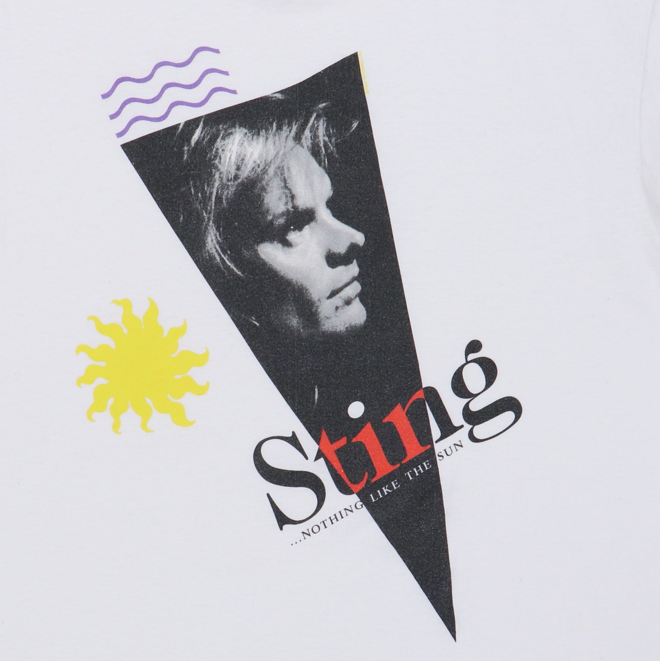 1987 Sting Nothing Like The Sun Shirt | Authentic Vintage Tee