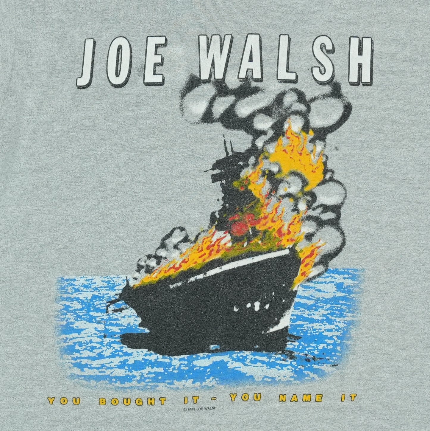 1983 Joe Walsh Tour Shirt