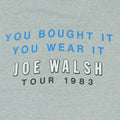 1983 Joe Walsh Tour Shirt