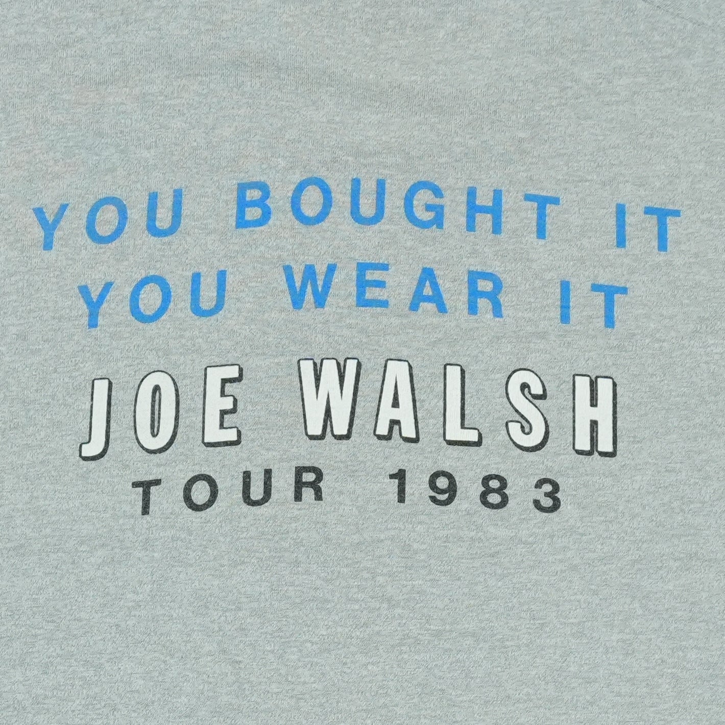 1983 Joe Walsh Tour Shirt