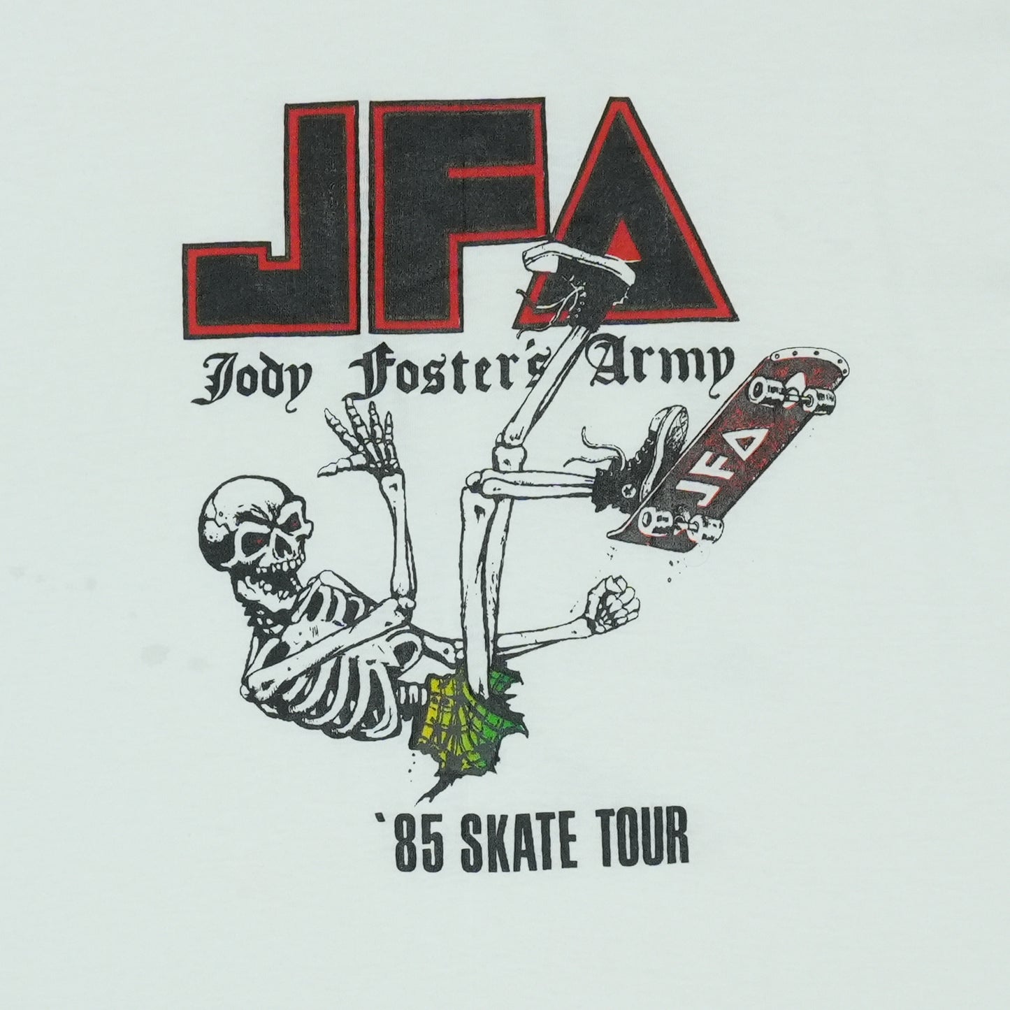1985 Jody Foster's Army Skate Tour Shirt