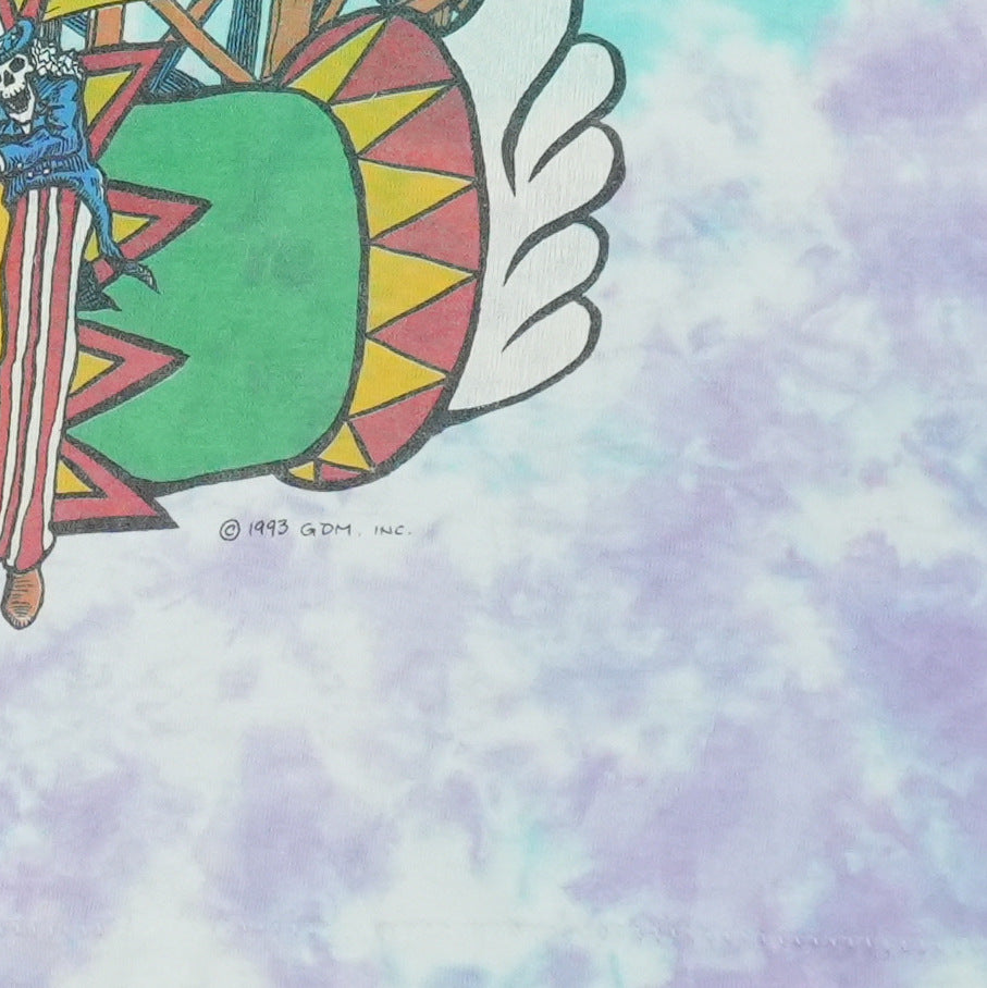 1993 Grateful Dead Roller Coaster Tie Dye Shirt