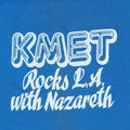 1978 Nazareth No Mercy KMET Los Angeles Promo Shirt