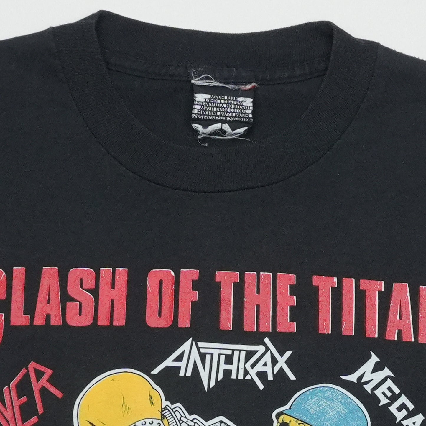 1991 Clash of the Titans Tour Shirt