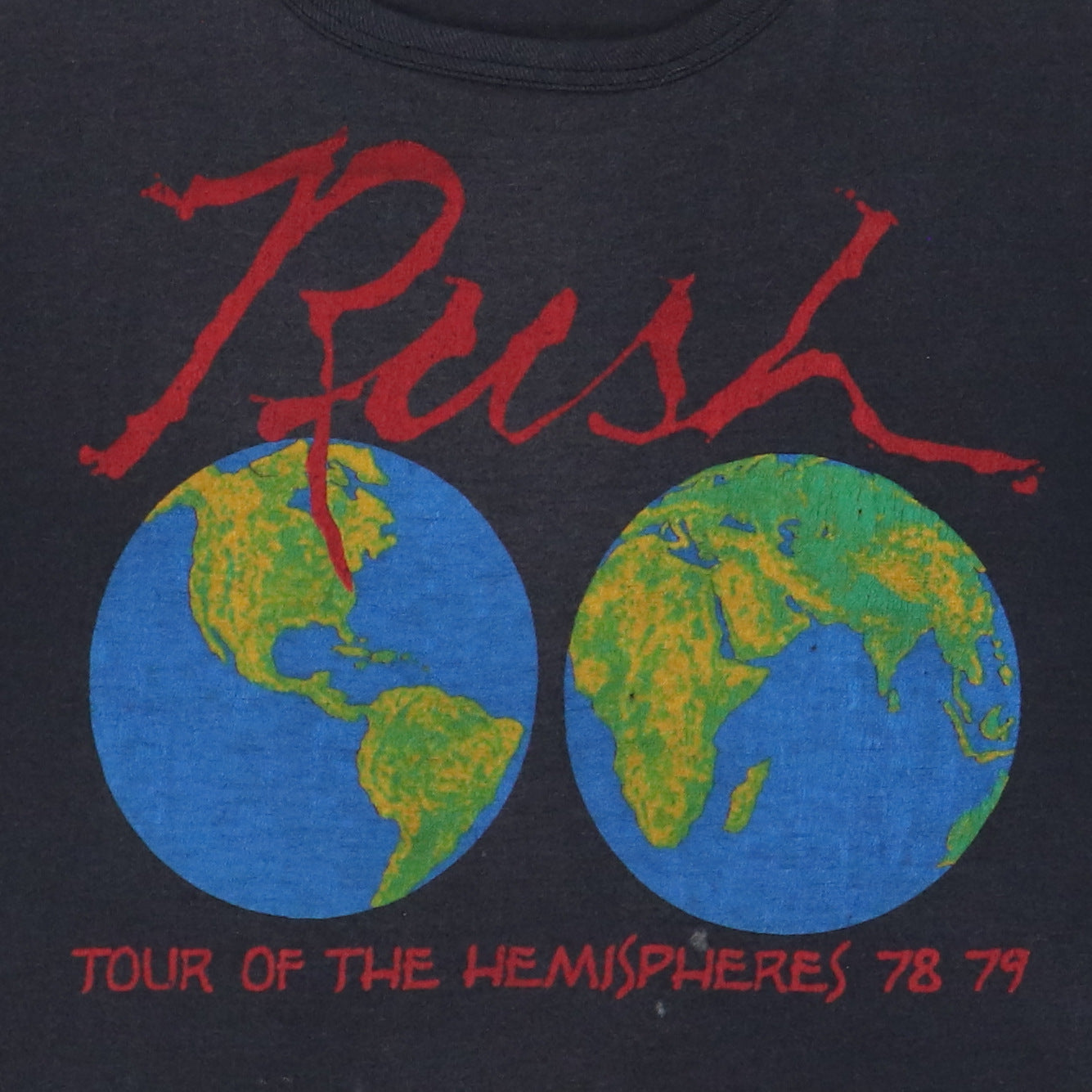 1978 Rush Tour Of The Hemispheres Shirt