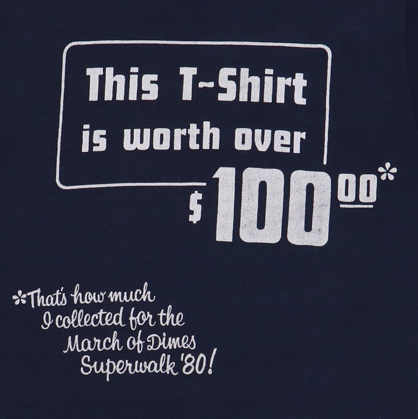 1980 March Of Dimes Shirt | Authentic Vintage Tee – WyCo Vintage