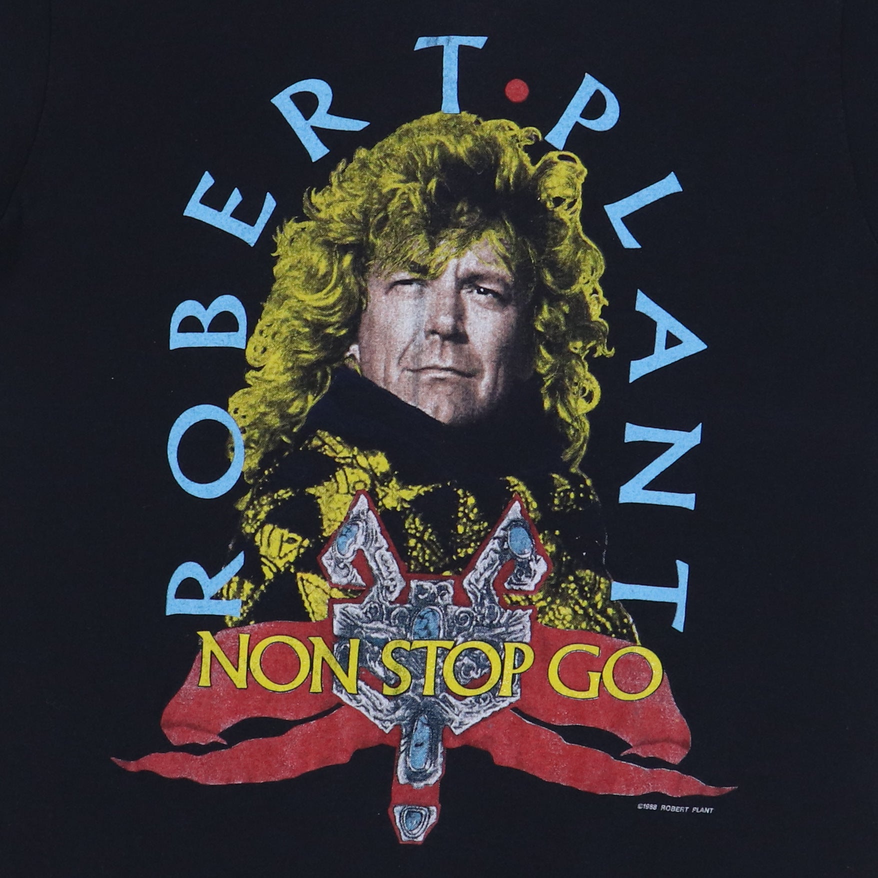 Original vintage 1988 Robert Plant Non Stop Go Tour Shirt