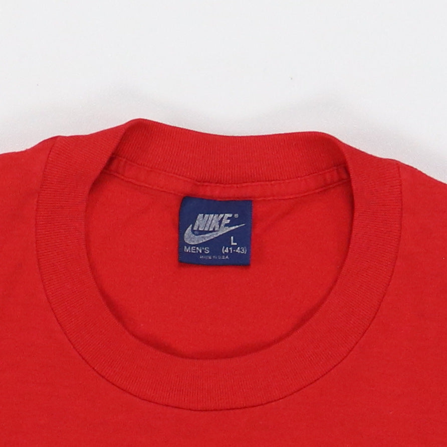 1980s Nike Red Long Sleeve Shirt