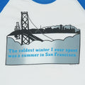 1980s Coldest Winter San Francisco Jersey Shirt