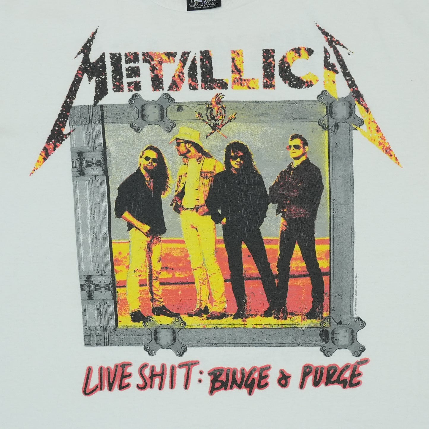 1994 Metallica Binge & Purge Tour Shirt