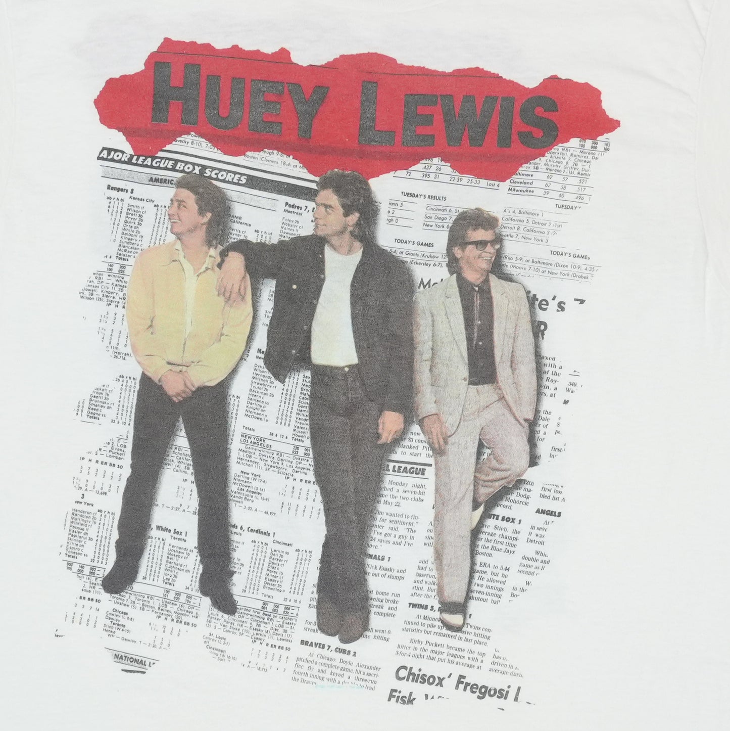 1986 Huey Lewis and The News Shirt