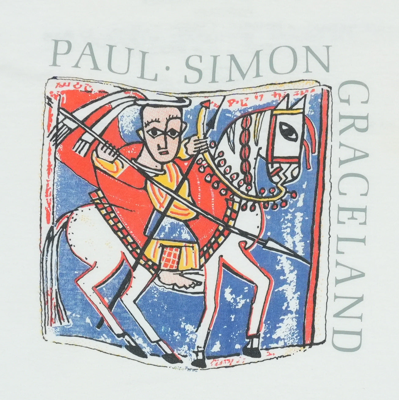 1987 Paul Simon Graceland Tour Shirt