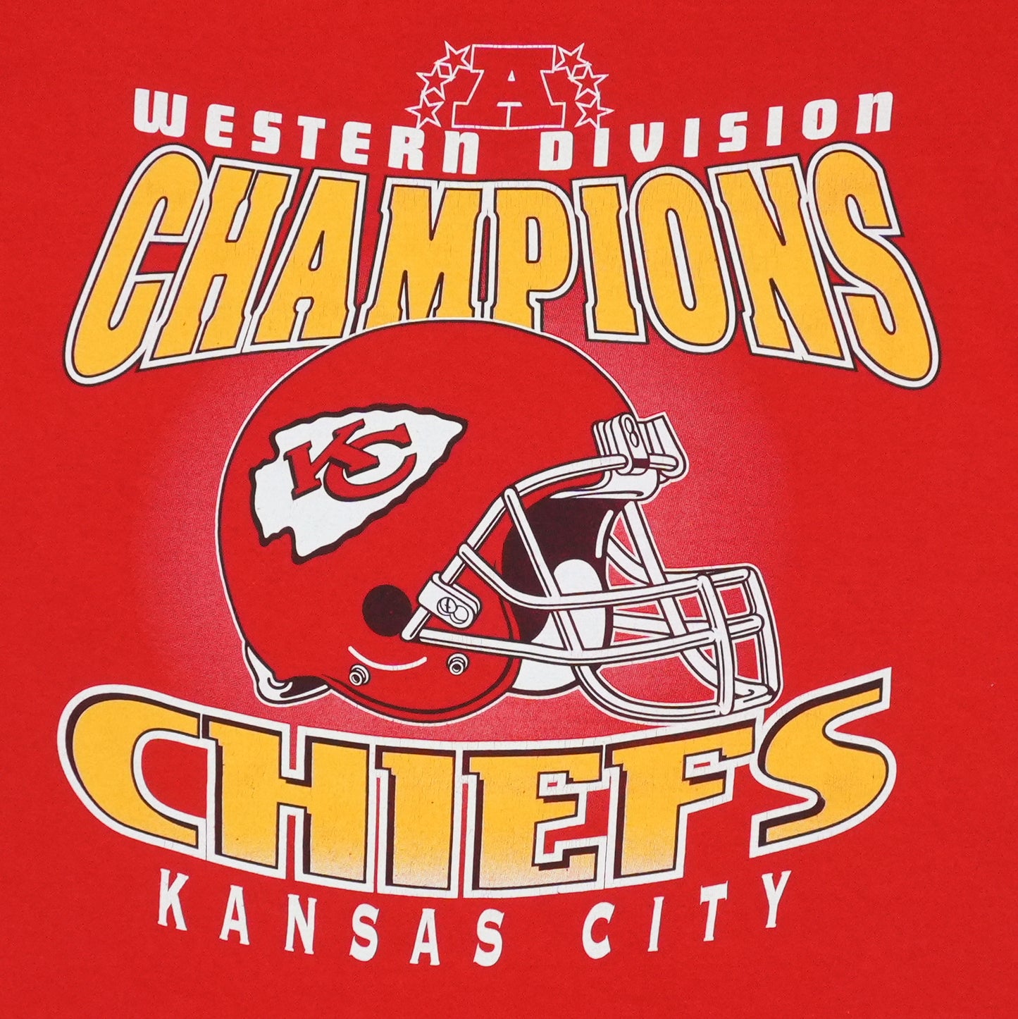 1990s Kansas City Chiefs AFC West Champions Shirt