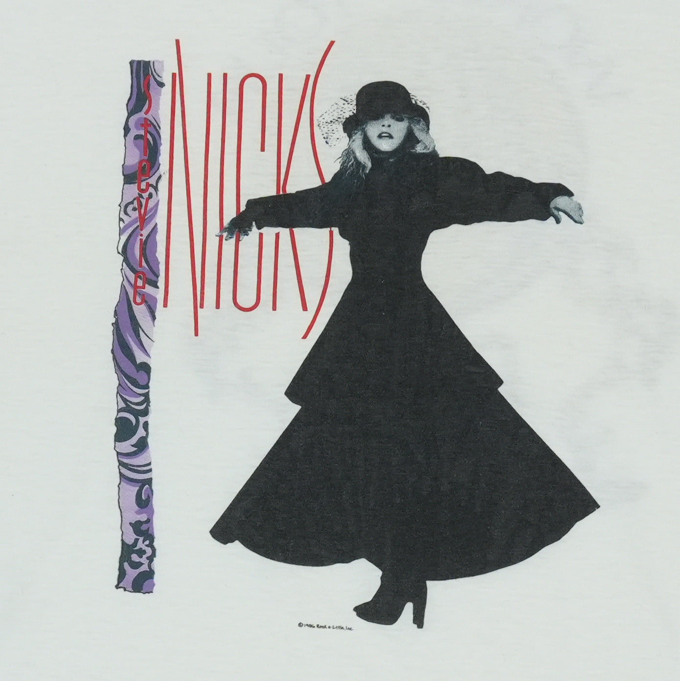 1986 Stevie Nicks Rock A Little Tour Shirt