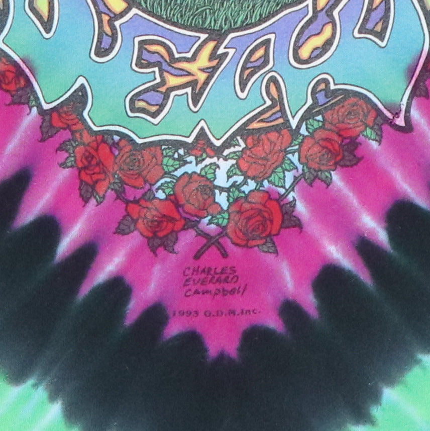 1993 Grateful Dead Seasons Of The Dead Tie Dye Shirt | Authentic