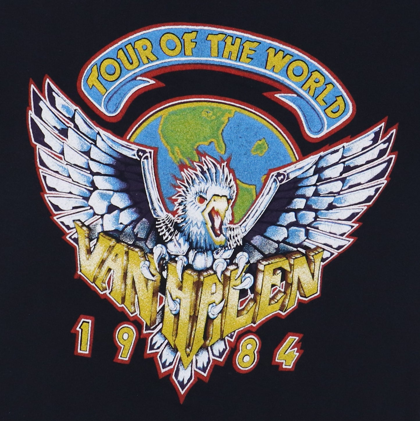 1984 Van Halen Tour Crew Hooded Sweatshirt