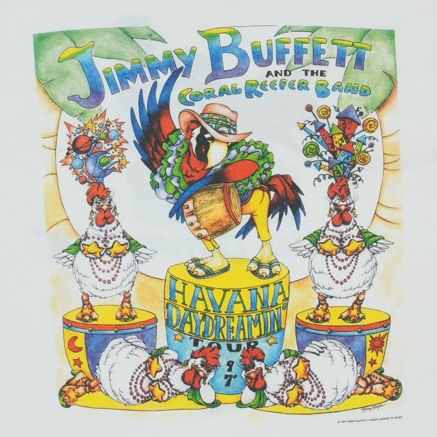 1997 Jimmy Buffett Havana Daydreamin Tour Shirt