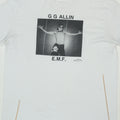 1988 G G Allin EMF Black & Blue Records Promo Shirt