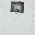 1988 G G Allin EMF Black & Blue Records Promo Shirt