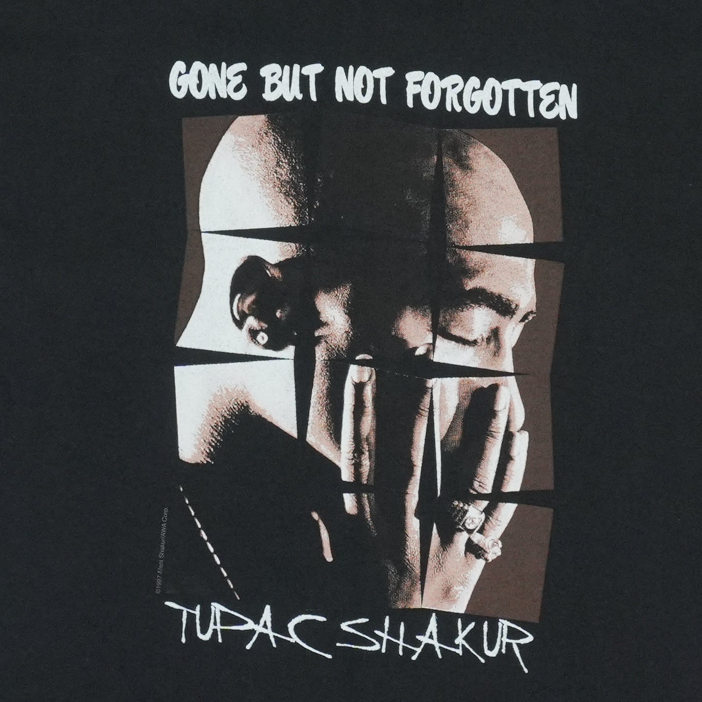 1997 Tupac Shakur Gone But Not Forgotten Shirt