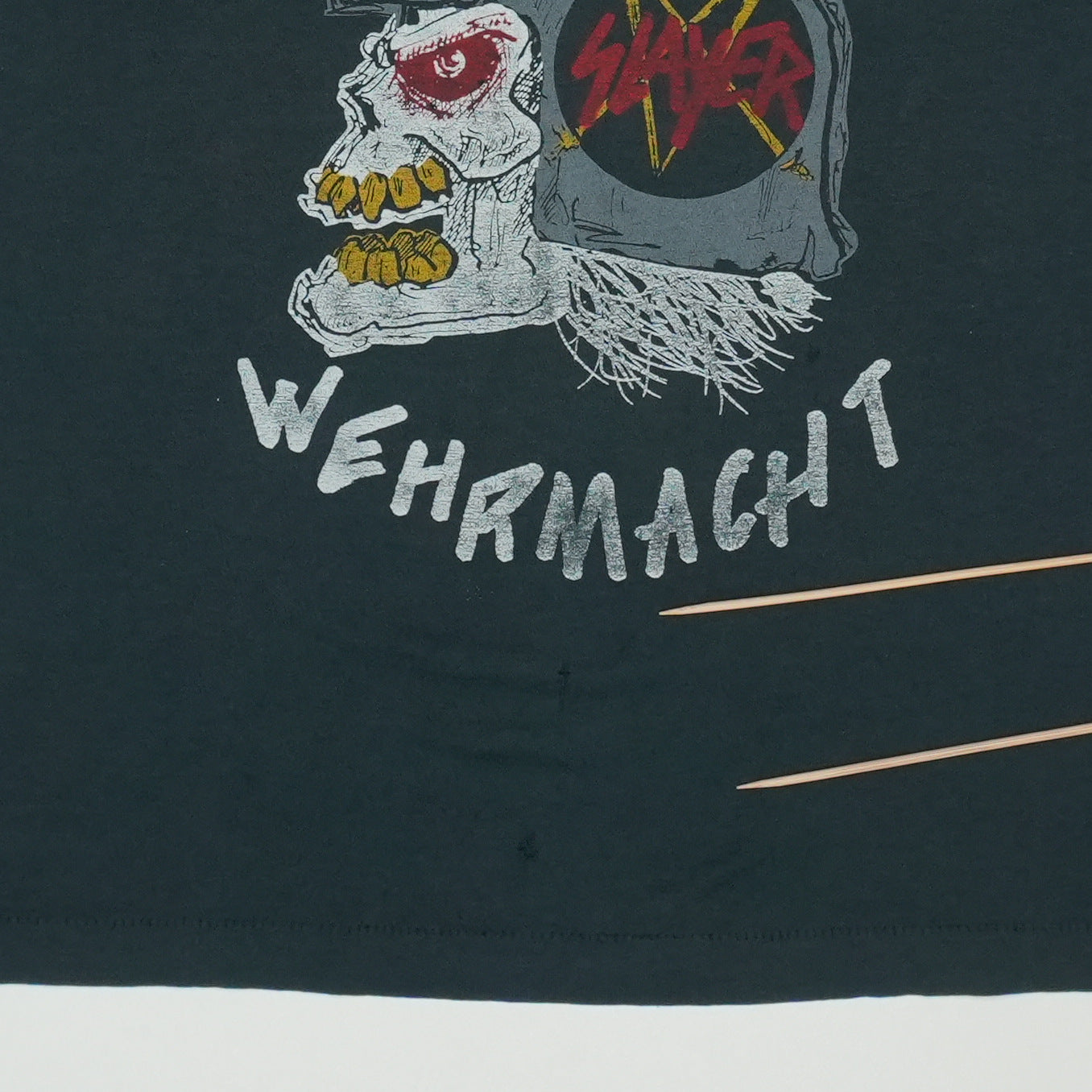 1985 Slayer Slatanic World Tour Shirt