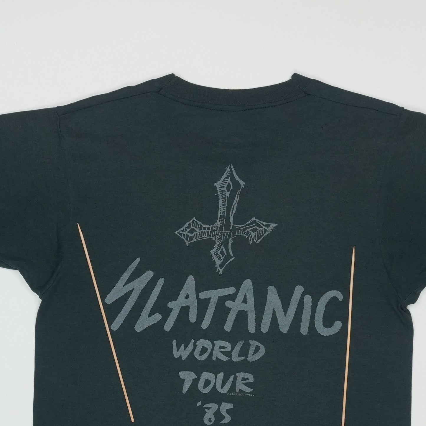 1985 Slayer Slatanic World Tour Shirt