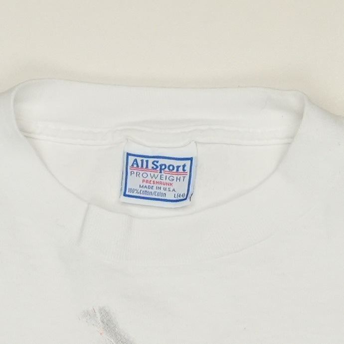 1995 Nine Inch Nails Further Down Spiral Long Sleeve Shirt Detail
