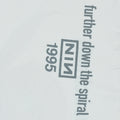 1995 Nine Inch Nails Further Down Spiral Long Sleeve Shirt Detail