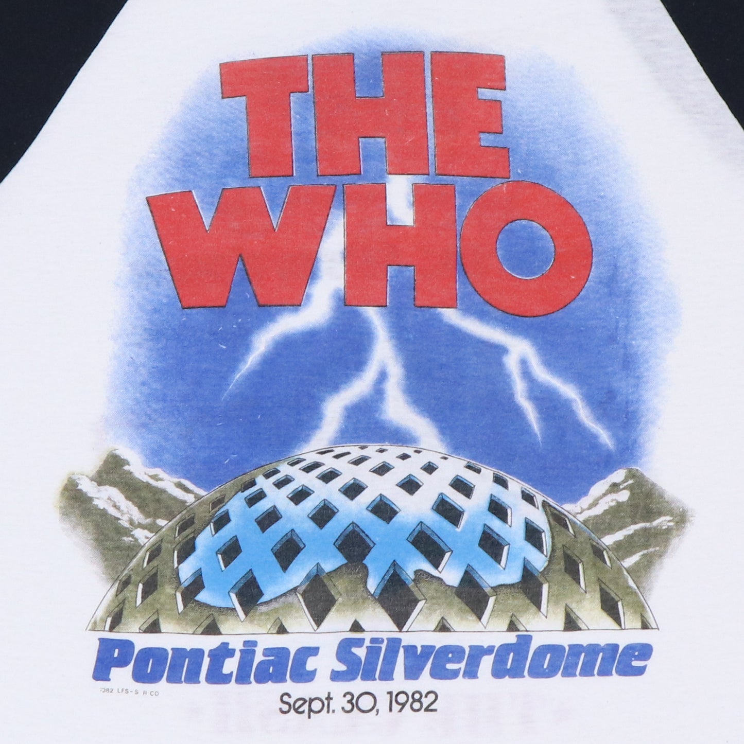 1982 The Who The Clash Tour Jersey Shirt
