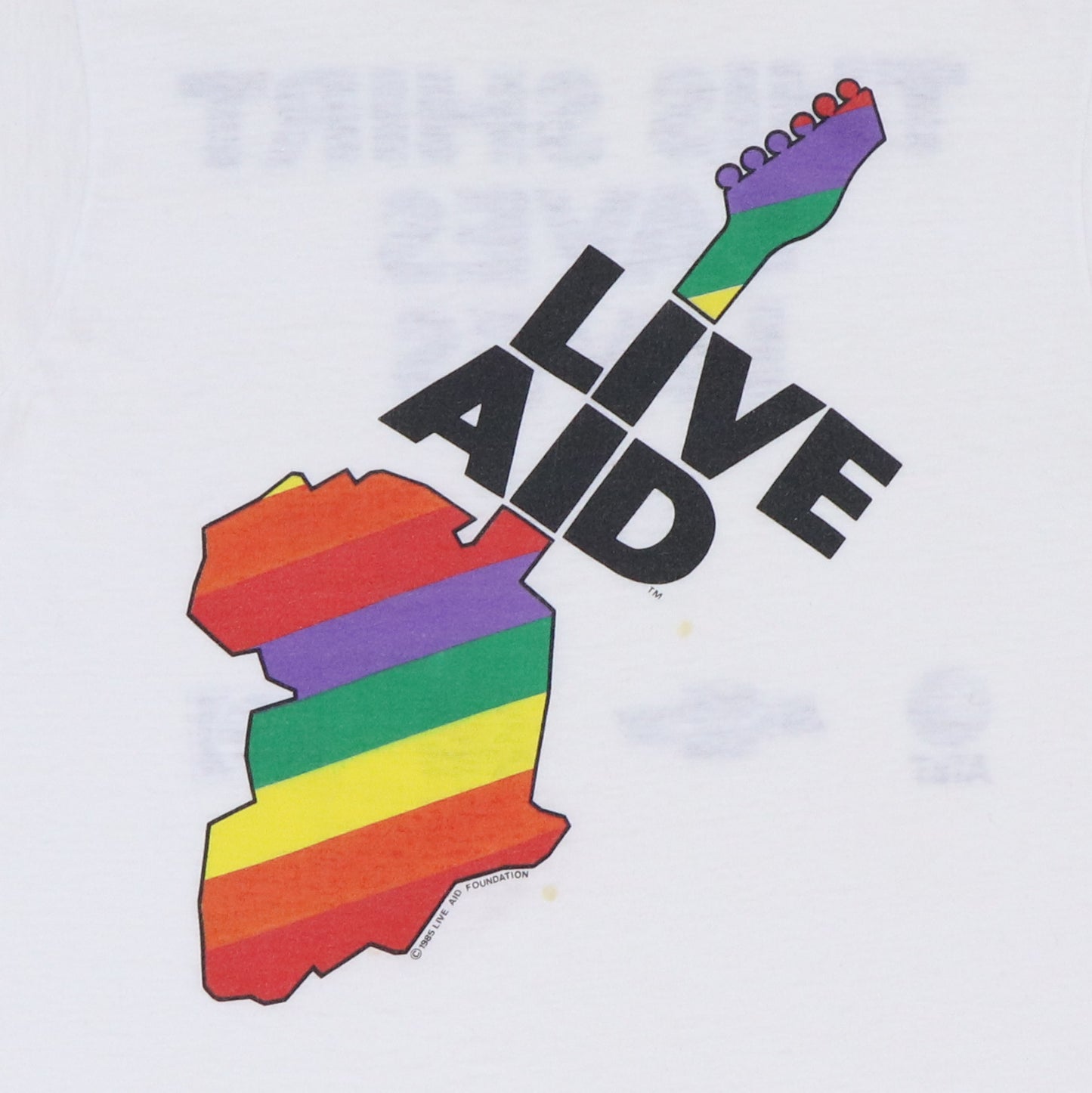 1985 Live Aid This Shirt Saves Lives Shirt