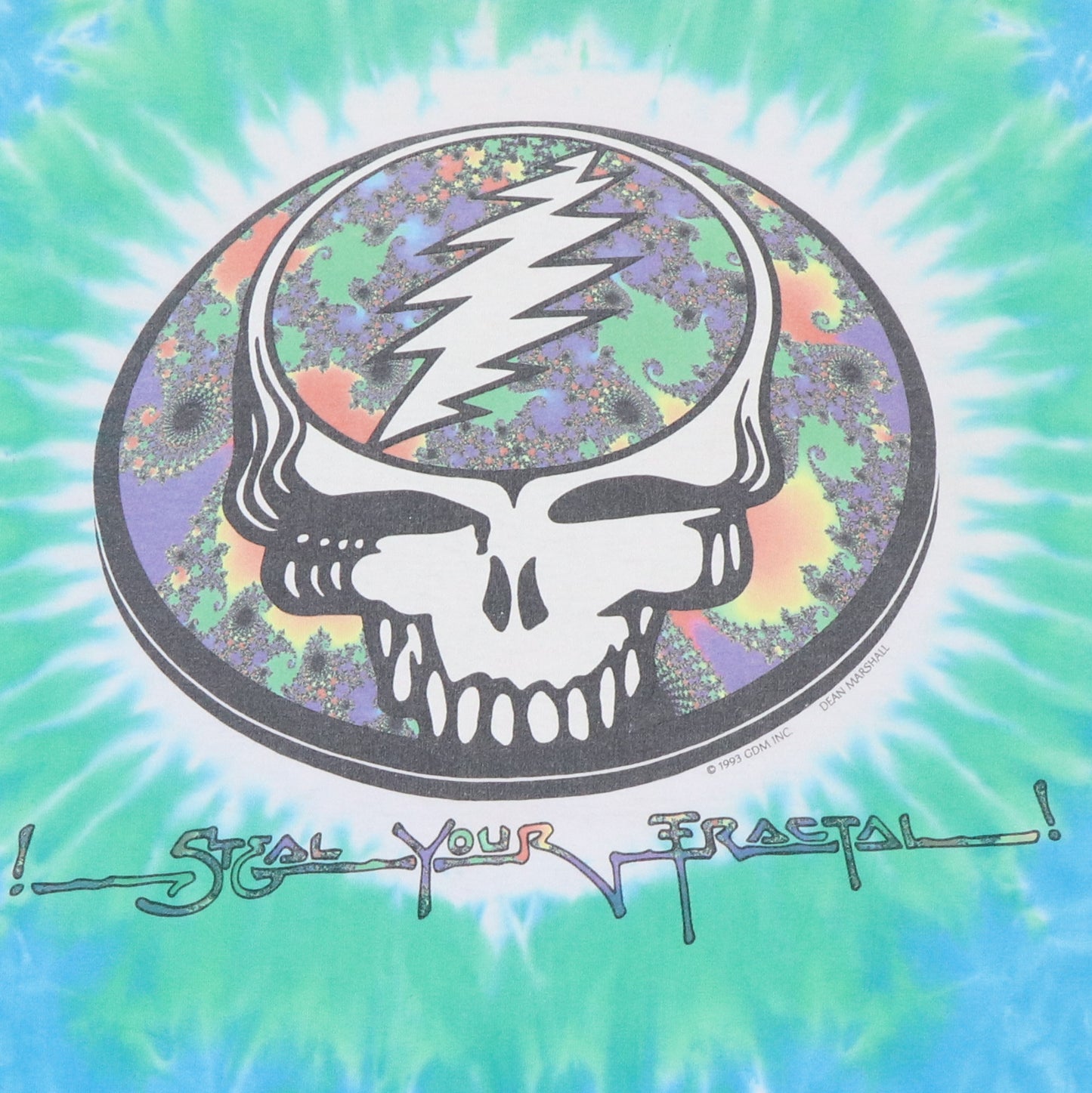 1993 Grateful Dead Steal Your Fractal Tie Dye Shirt