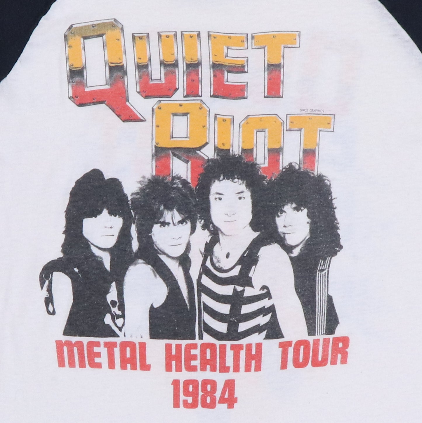 1984 Quiet Riot Metal Health Tour Jersey Shirt