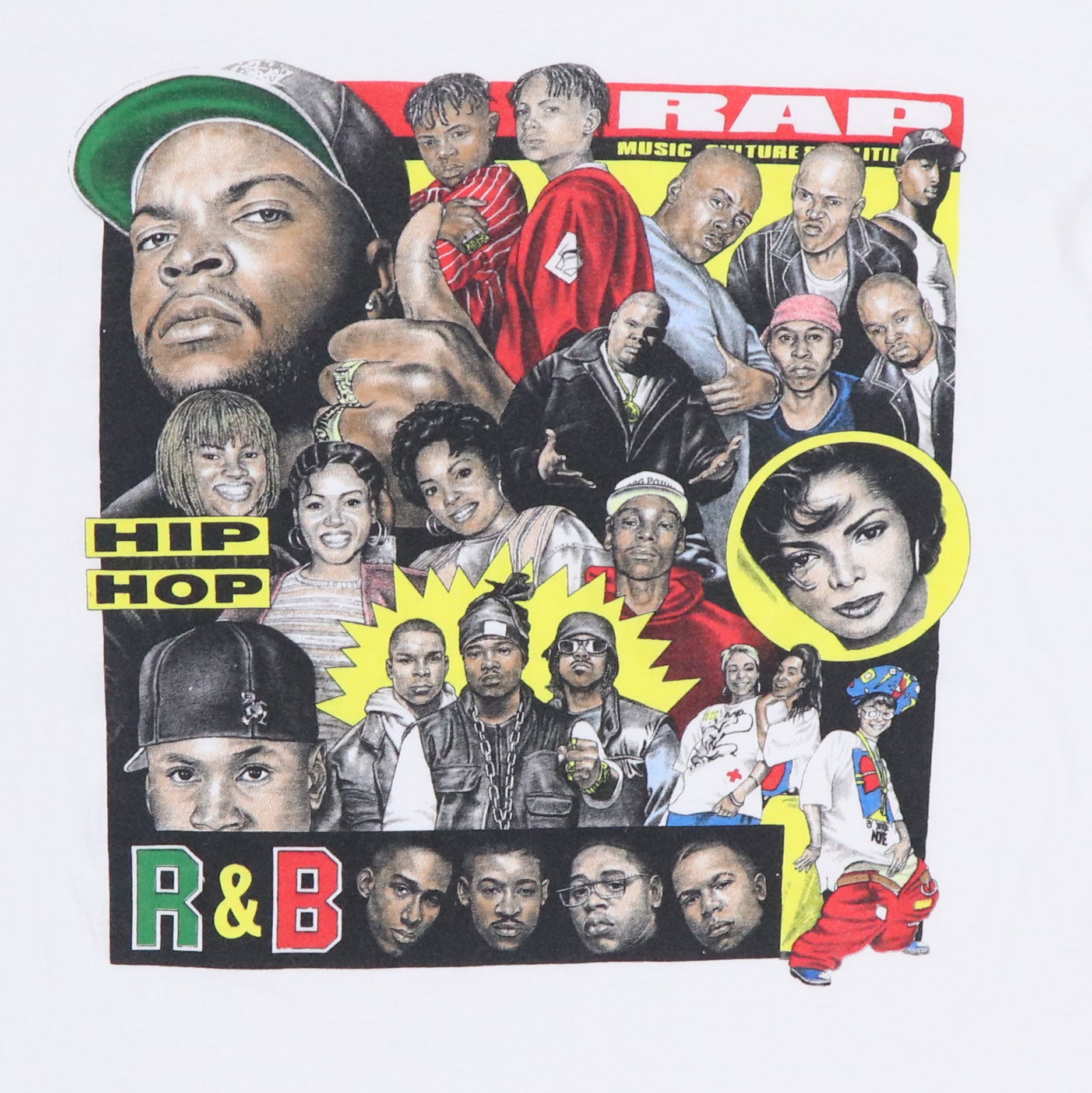 1990s Rap Hip Hop R&B Shirt | Authentic Vintage Tee – WyCo Vintage