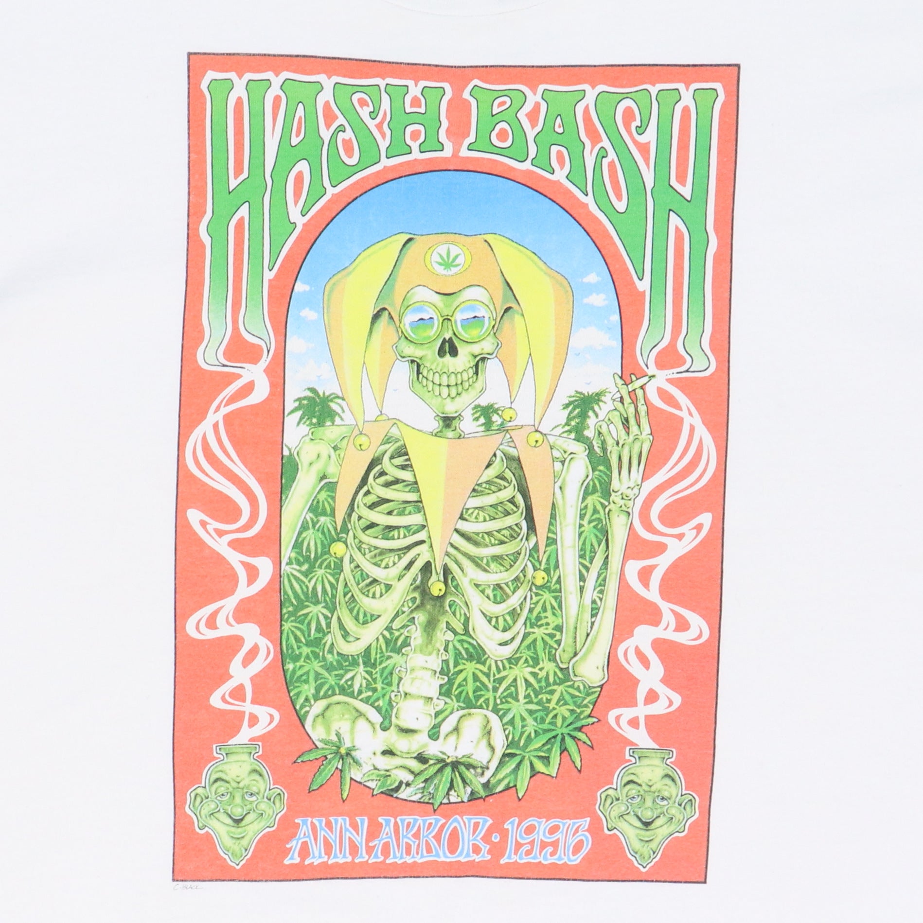 1996 Hash Bash Hemp Tour Shirt | Authentic Vintage Tee – WyCo Vintage