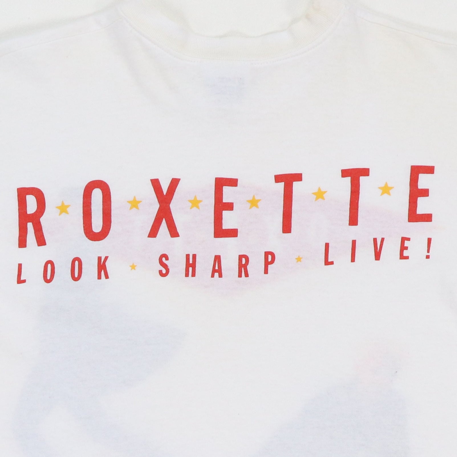 1989 Roxette Look Sharp Live Tour Shirt | Authentic Vintage Tee