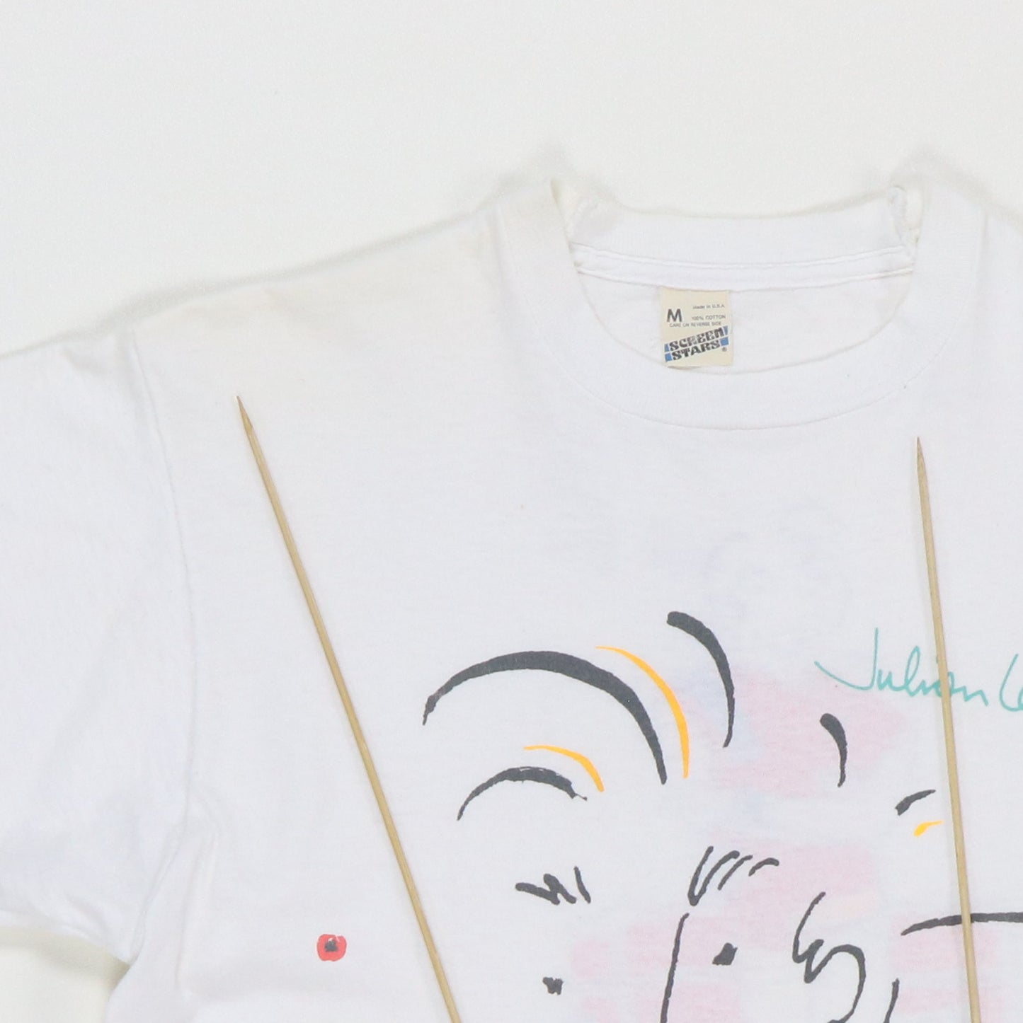 1986 Julian Lennon The Secret Value Of Day Dreaming World Tour Shirt