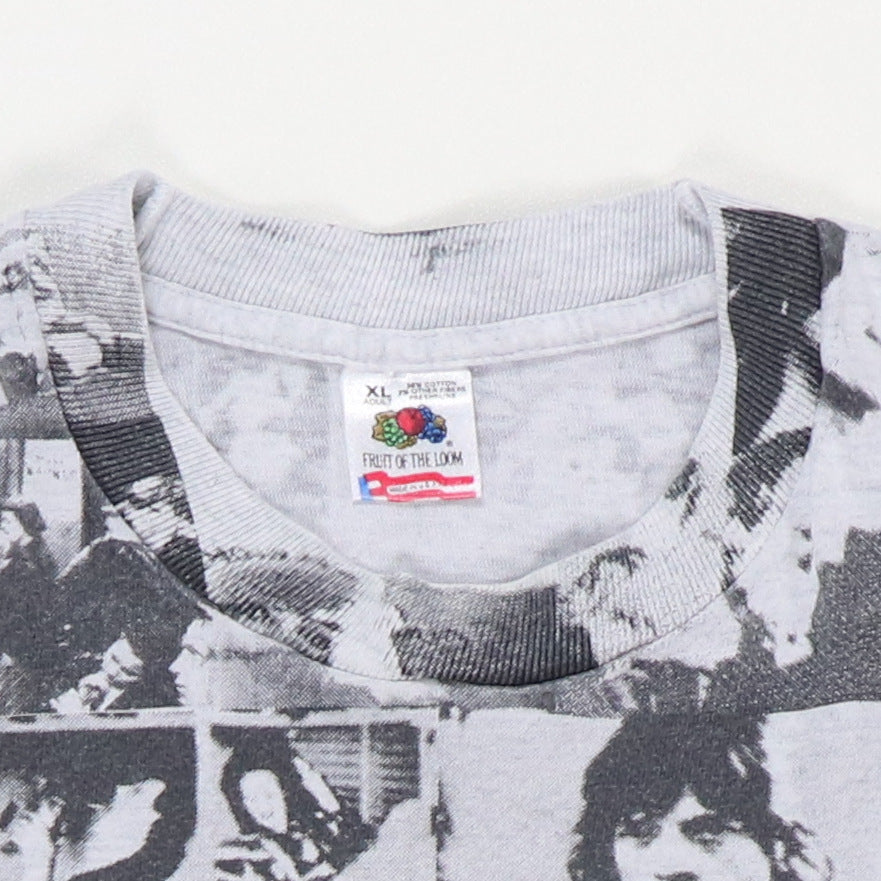 1994 Rolling Stones Exile On Main Street All Over Print Shirt