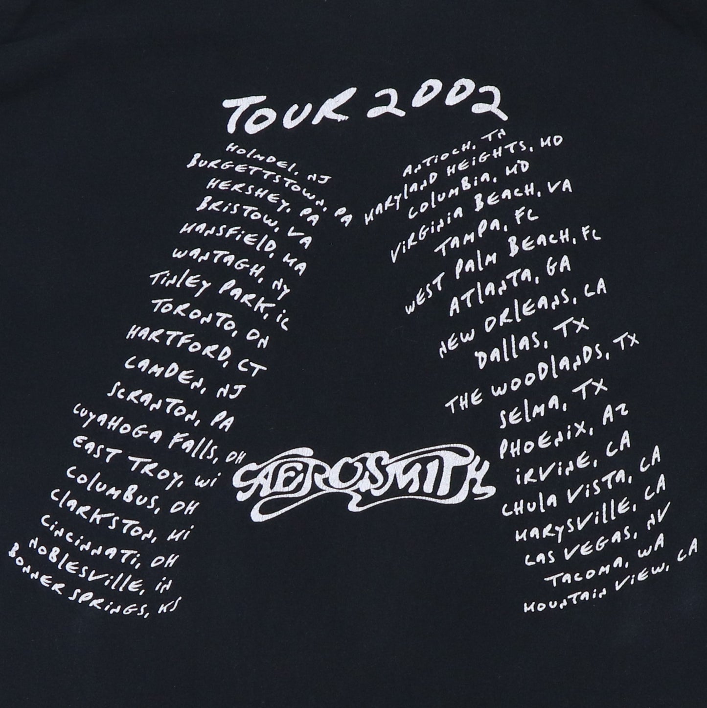 2002 Aerosmith Tour Shirt